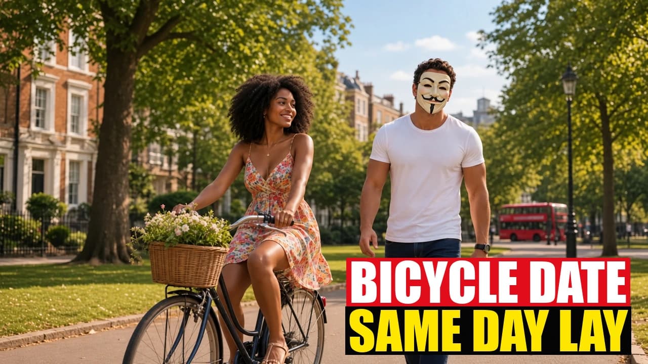 London bicycle date, BICYCLE DATE.
