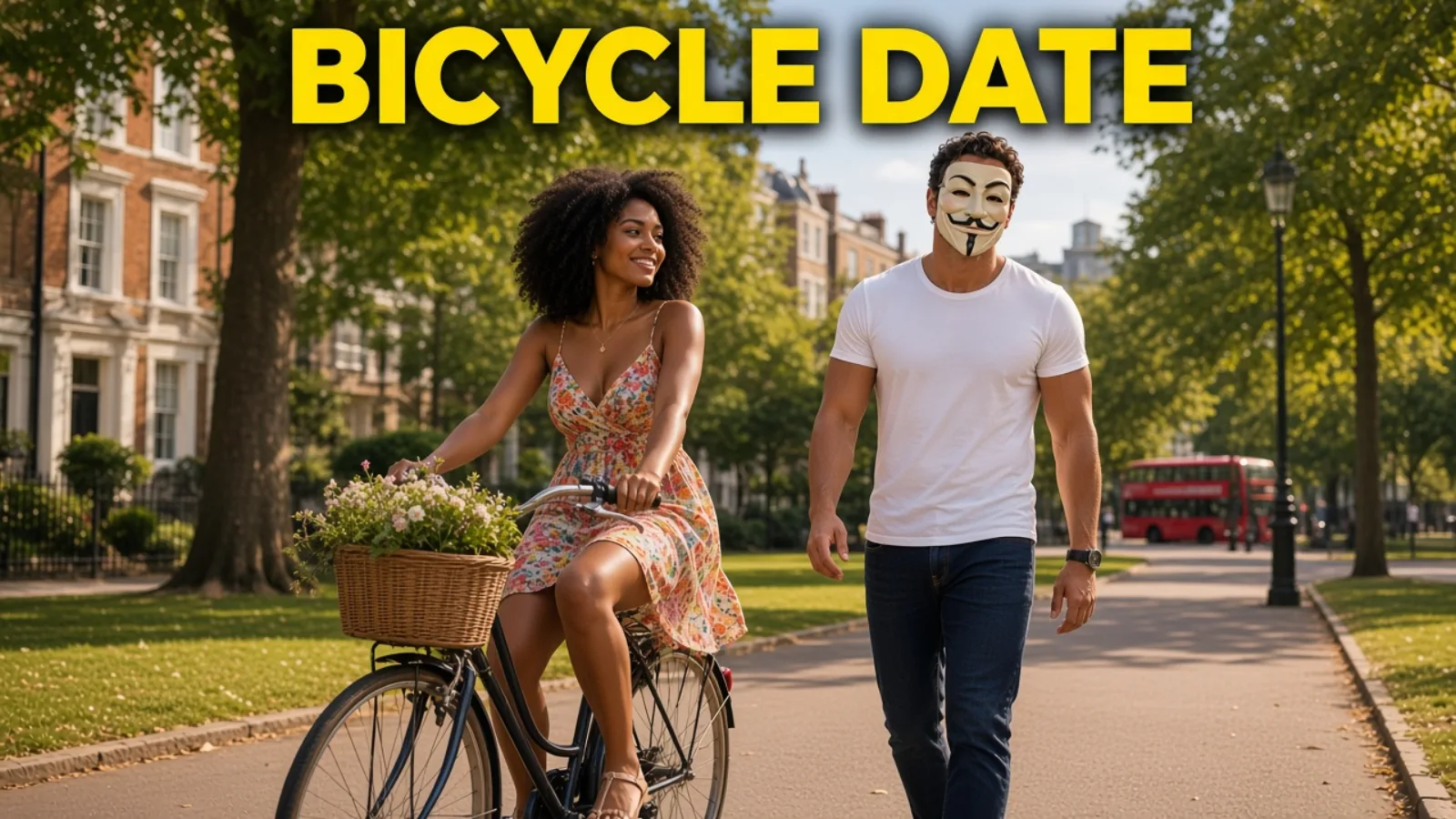 London bicycle date, BICYCLE DATE.