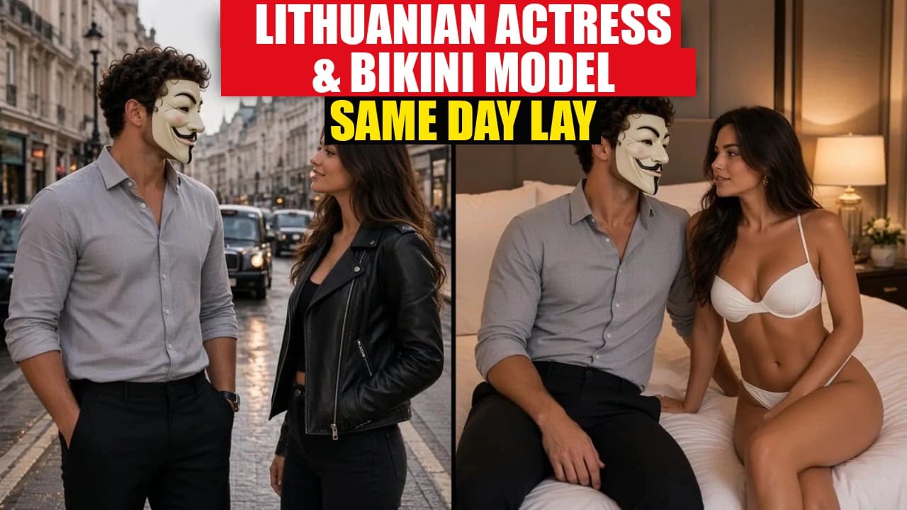 Lithuanian Actress & Bikini Model: Same Day Lay in London