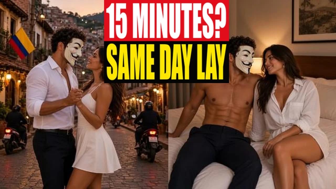 Tony's World Tour #3 - Can You Take a Hot 24 Year Old Colombian Girl in 15min From Street to Bed?