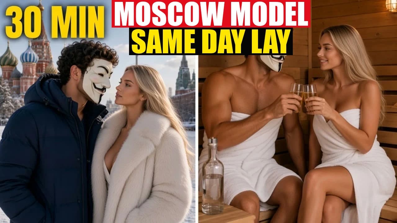 Split: Red Square snow then sweaty banya in towels with vodka, 30 MIN.