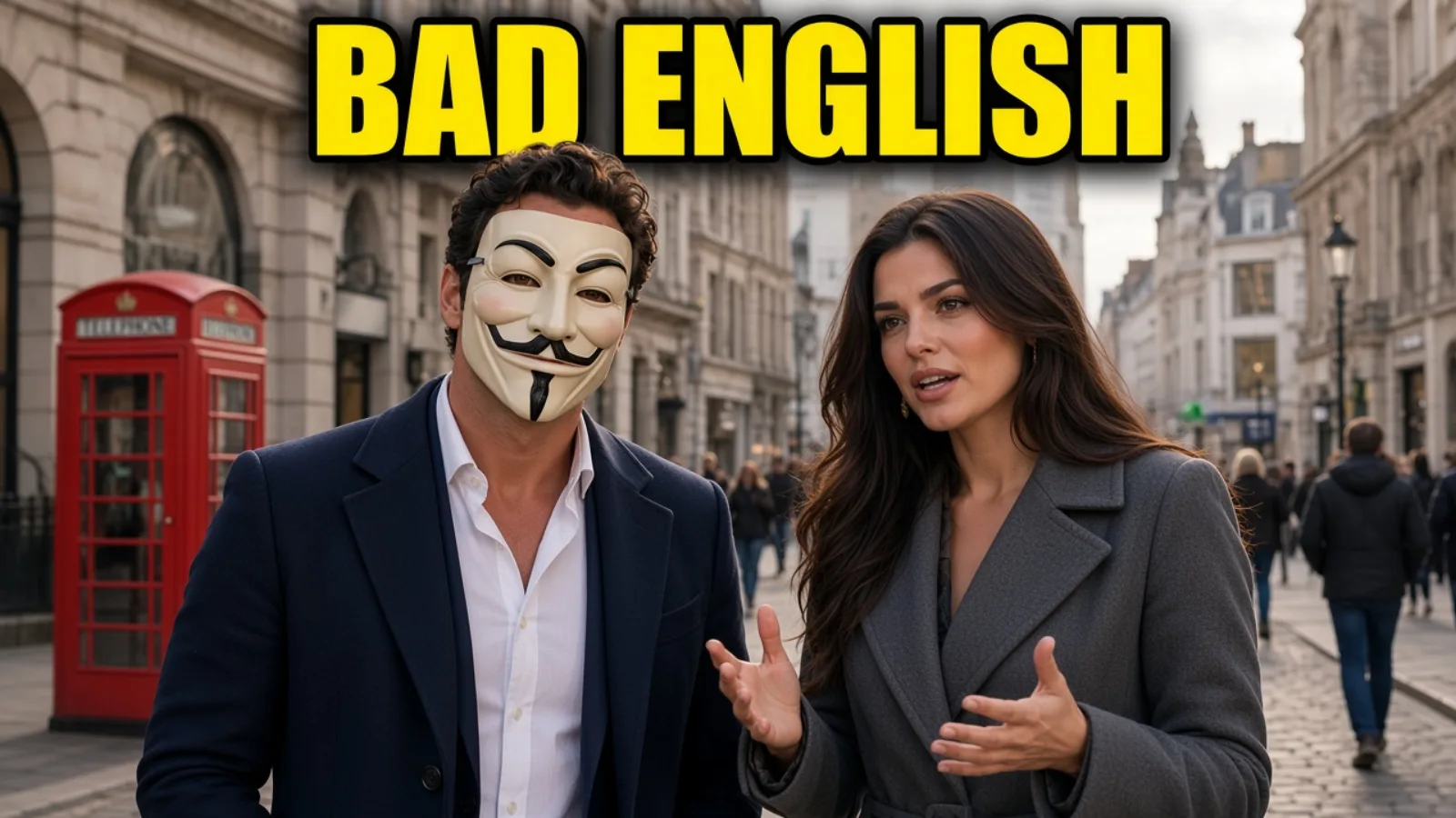 Street daygame, BAD ENGLISH.
