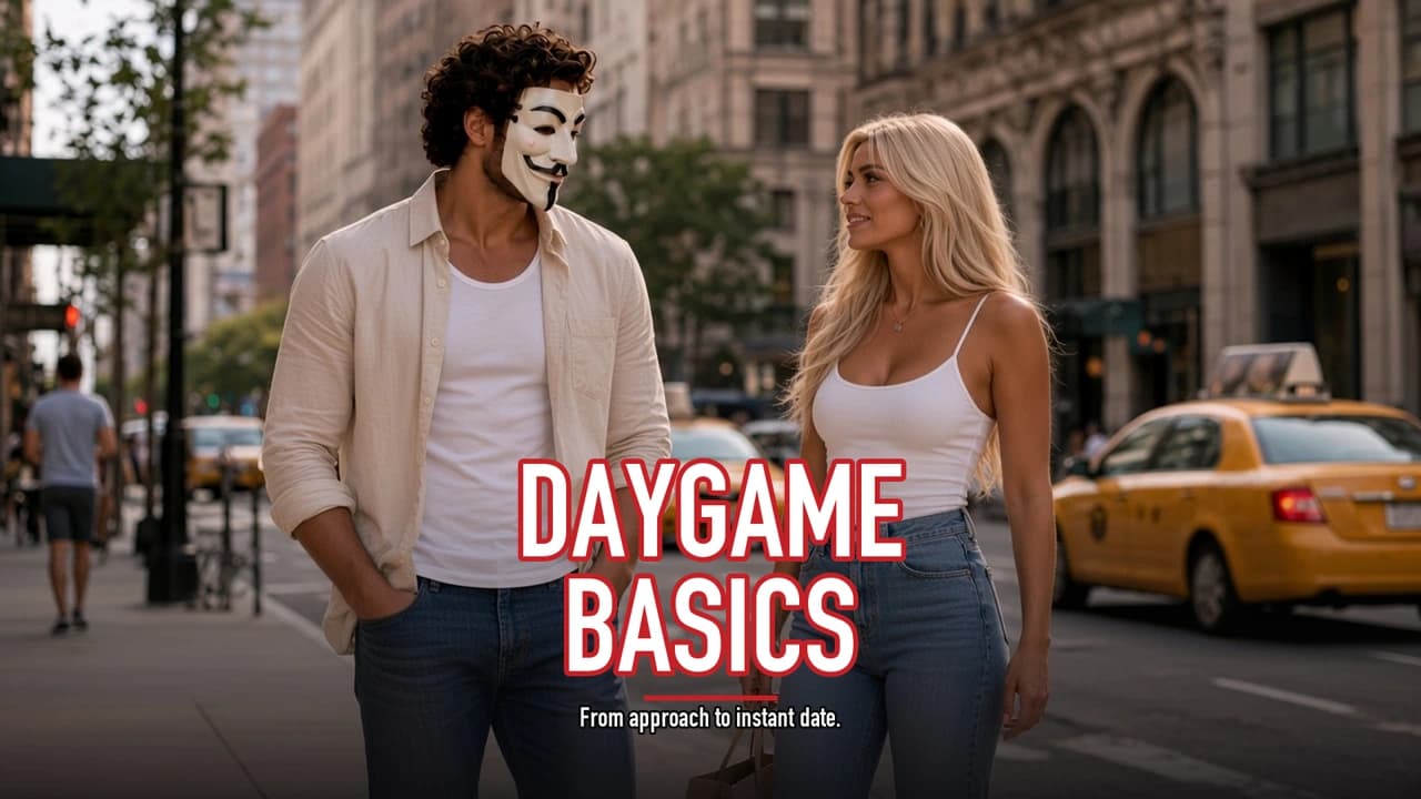 Anthony Hustle thumbnail for Daygame Basics Video Product - The Hustler Stop