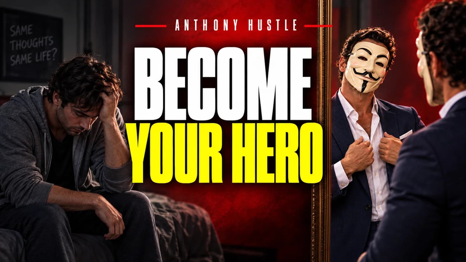 Anthony Hustle artwork for Becoming Your Own Hero: From Average to Millionaire Dating Supermodels