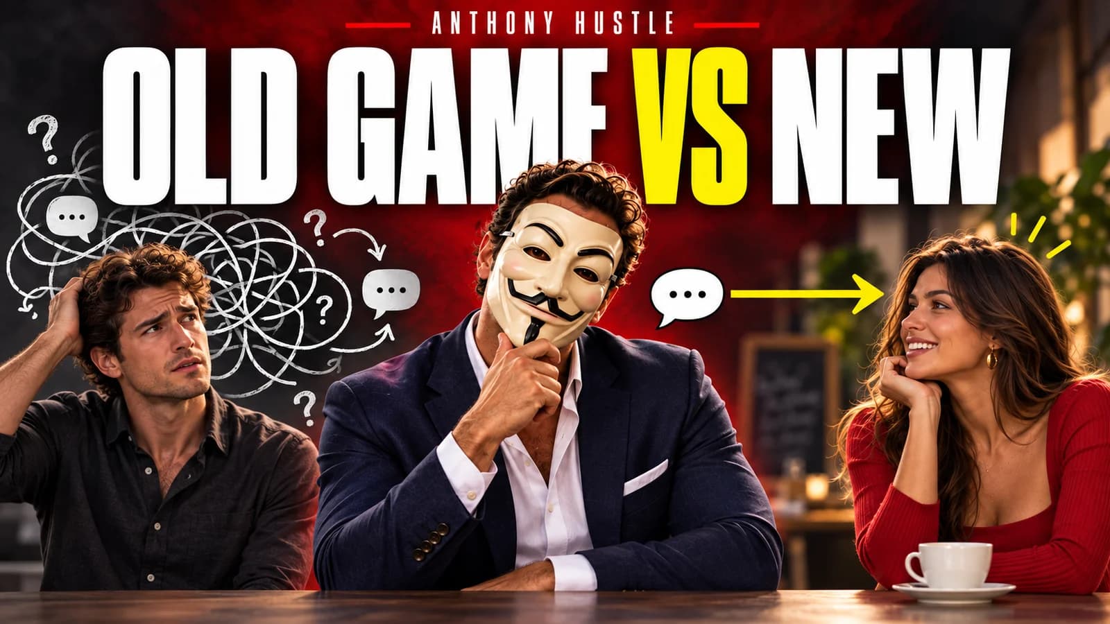 Anthony Hustle artwork for Straight Line Seduction System vs Old School Game