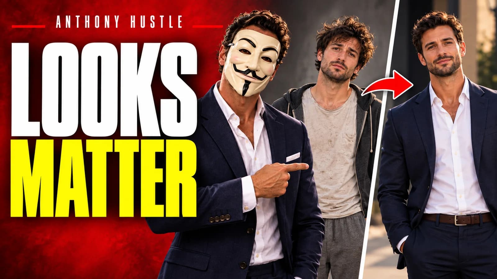 Anthony Hustle artwork for Looks Matter. What Are You Doing About Yours?