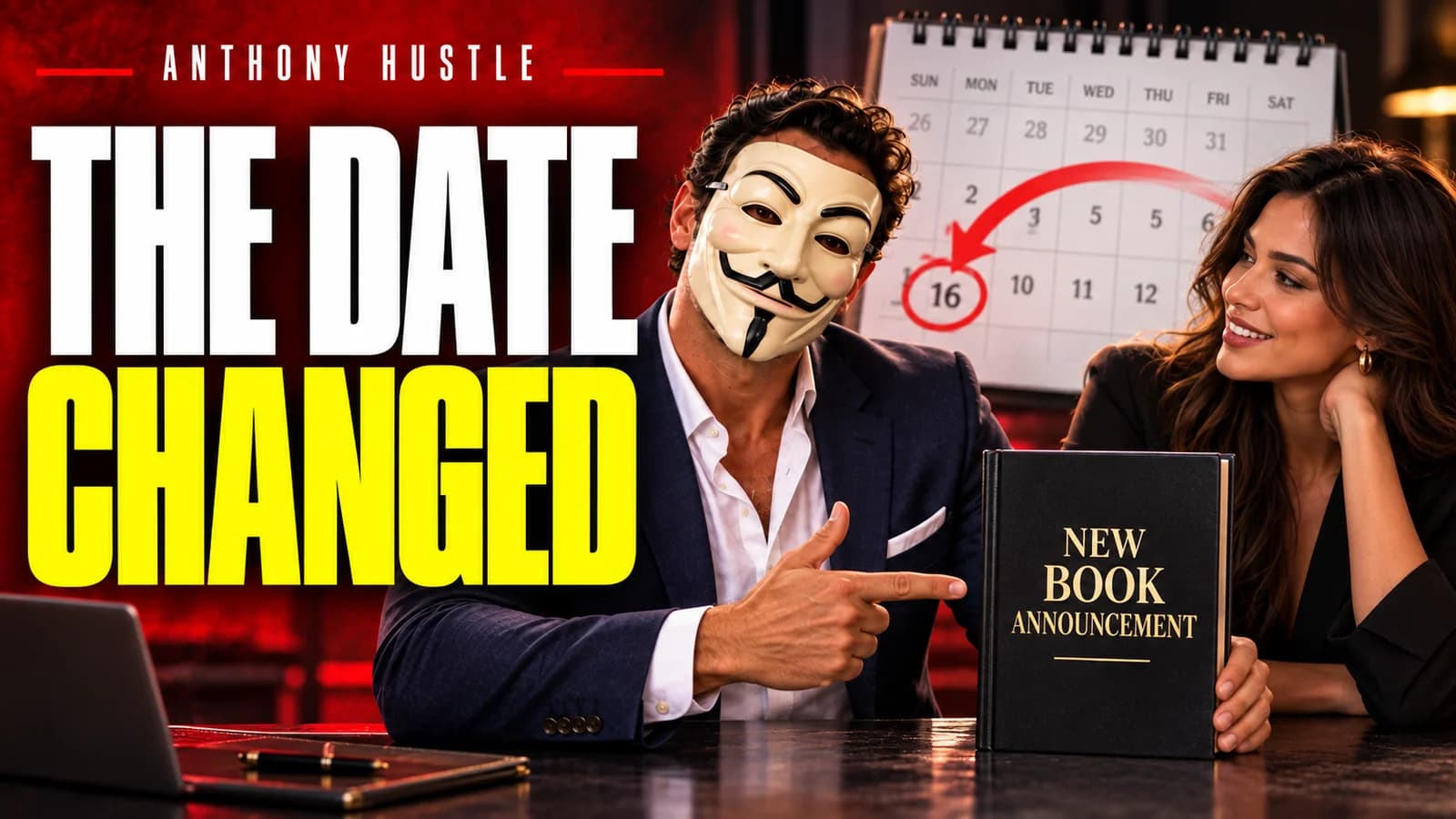 Anthony Hustle artwork for How a D2 Turned into an SDL and a New Book Announcement