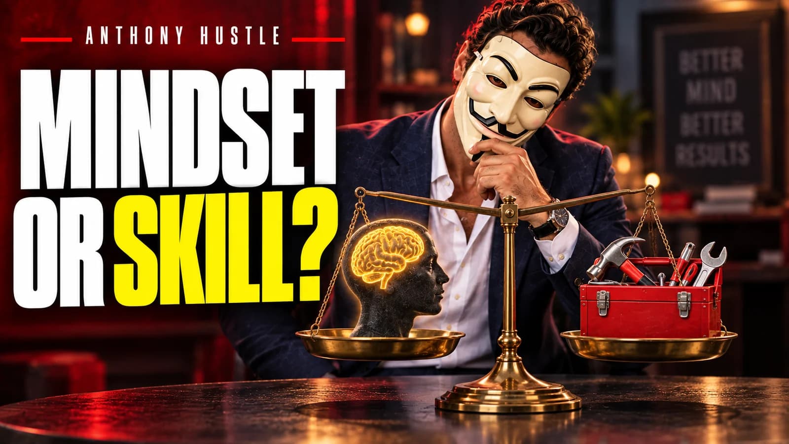Anthony Hustle artwork for Mindset vs Technical Skill