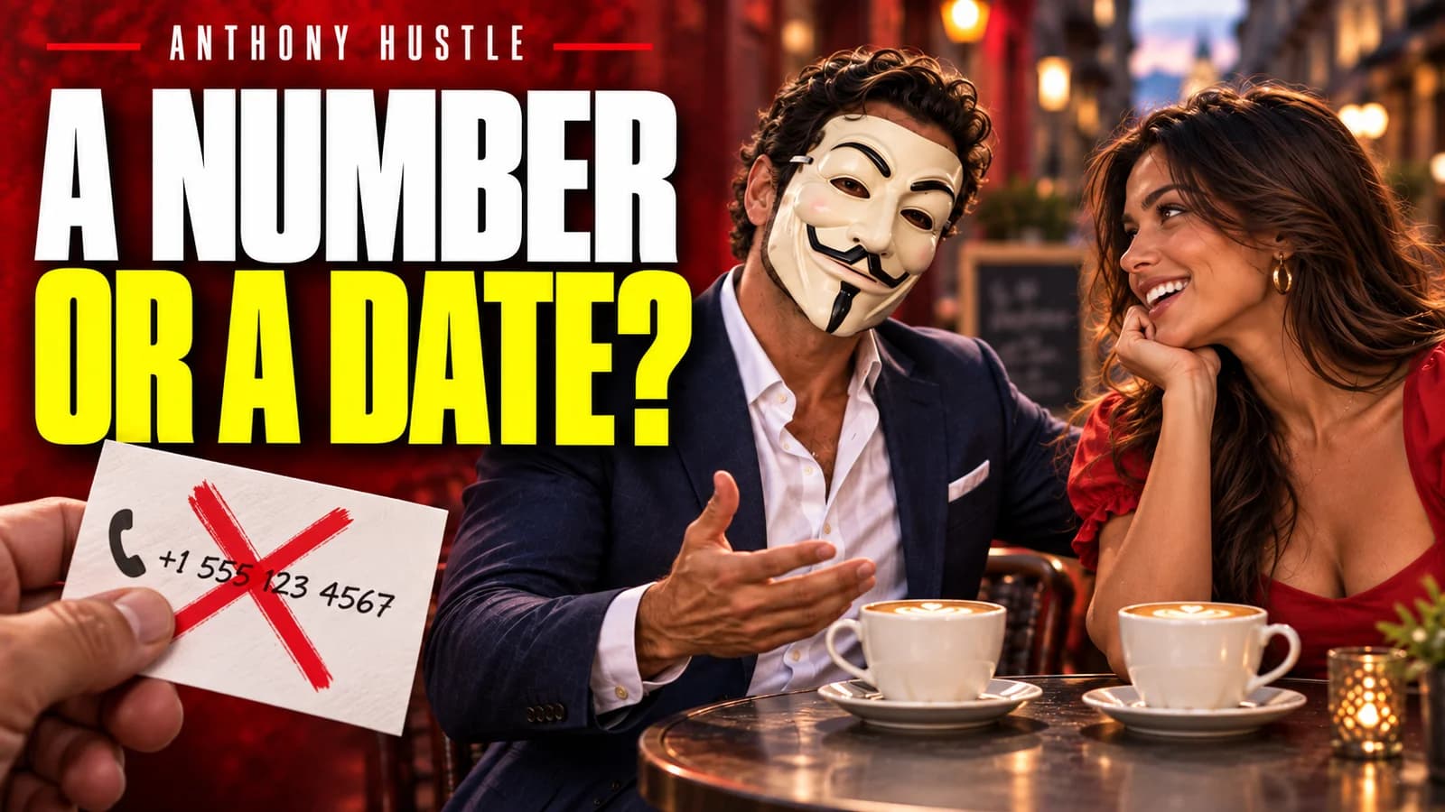Anthony Hustle artwork for Stop Taking Numbers and Go for the Instant Date