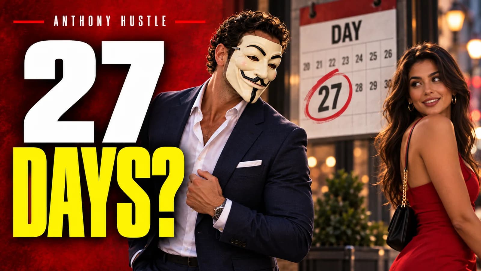 Anthony Hustle artwork for How to Seduce Your Dream Girl in 27 Days