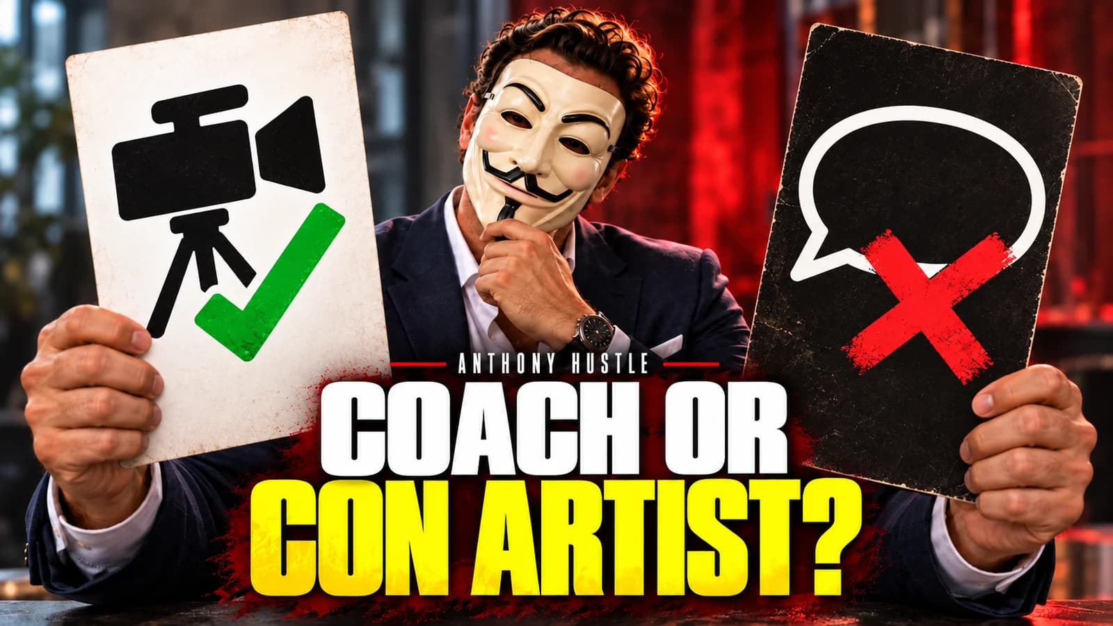 Anthony Hustle artwork for How to Find the Right Coach Among Seduction Con-Artists