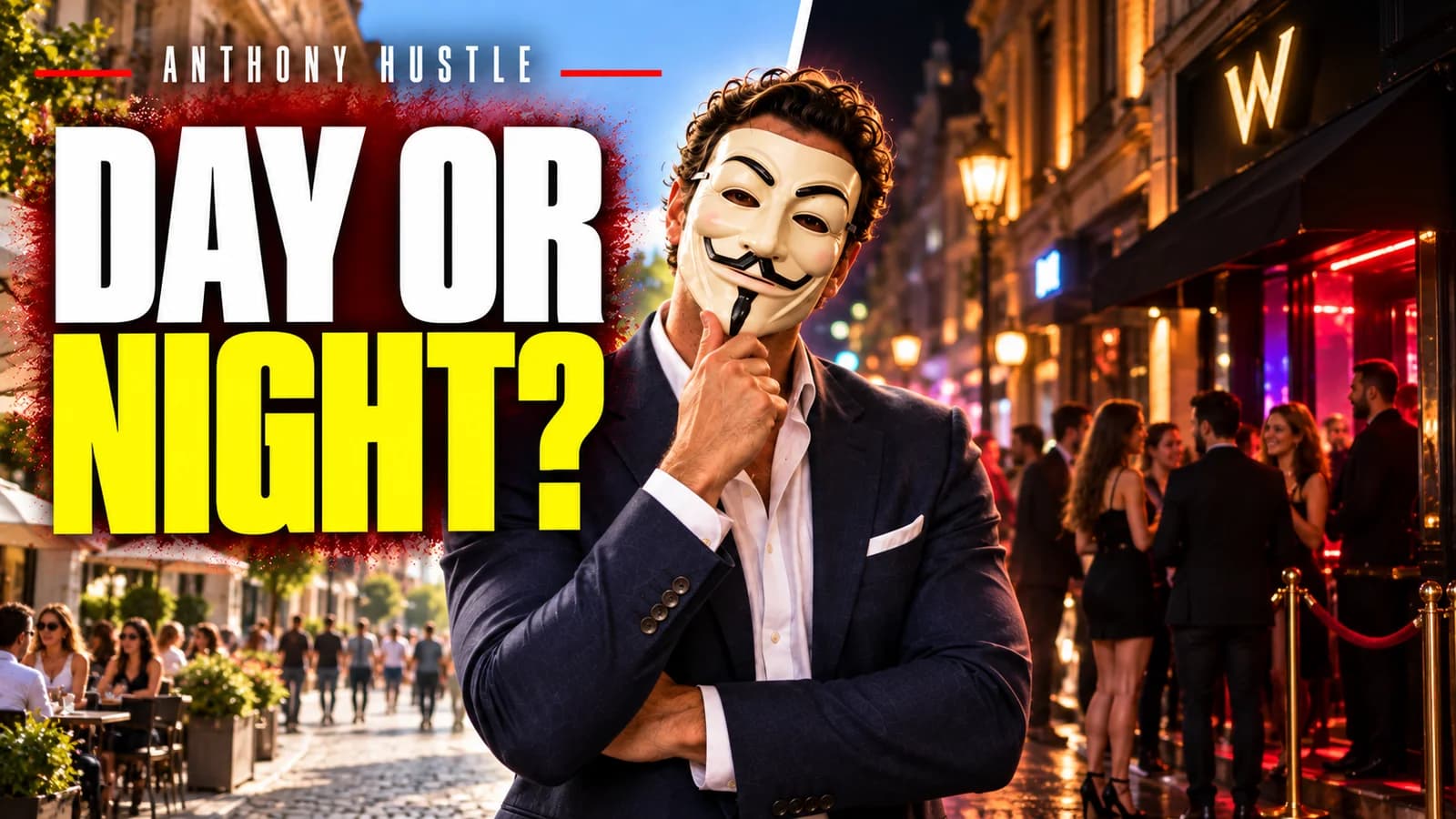 Anthony Hustle artwork for Nightgame vs Daygame Fallacy (Hustler Elite)