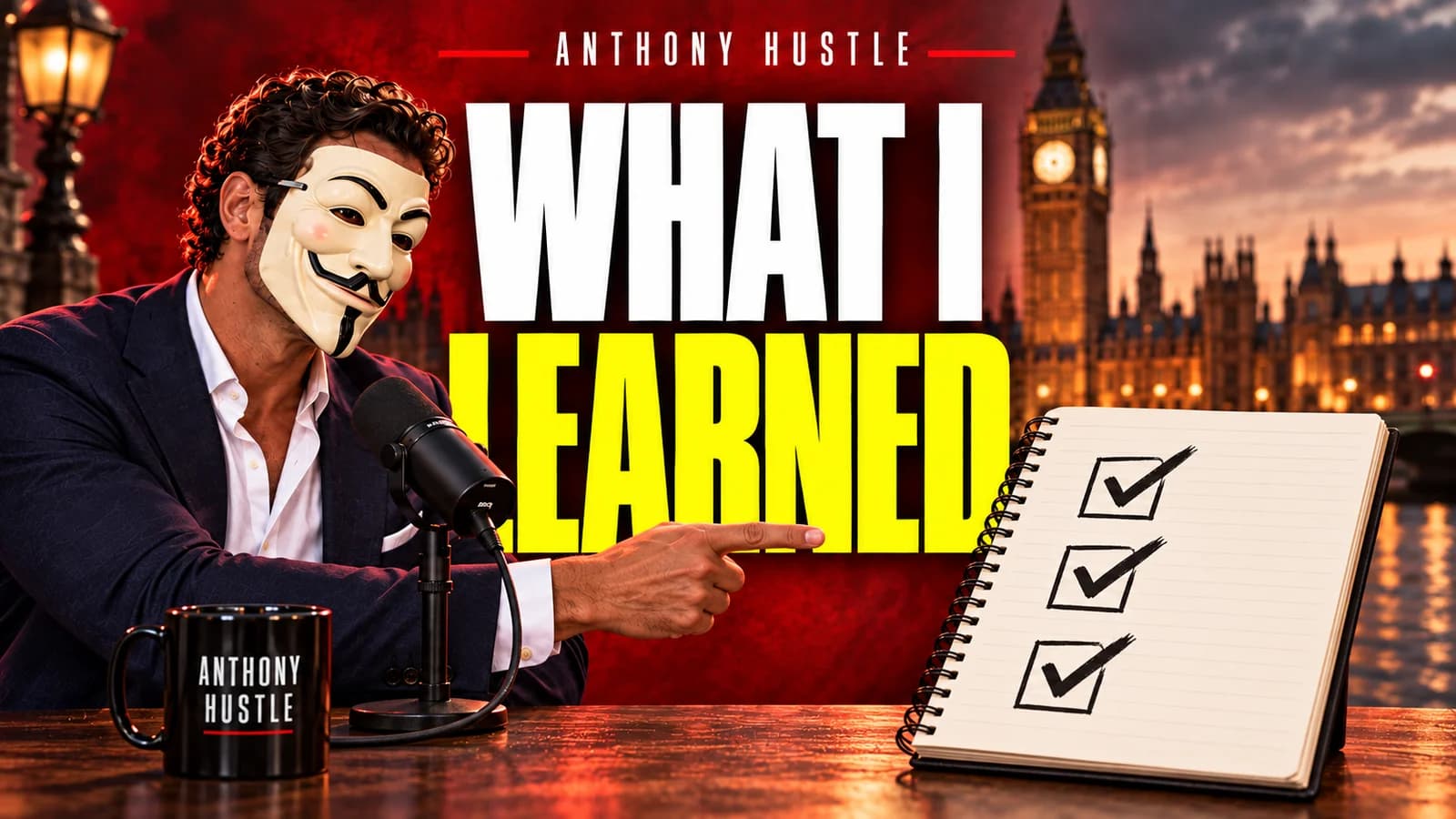 Anthony Hustle artwork for What I Learned with Tom Torero