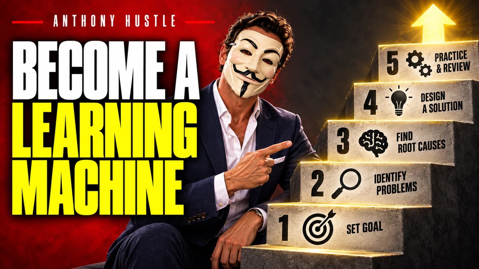 Anthony Hustle artwork for The 5 Steps that Made Me a Learning Machine