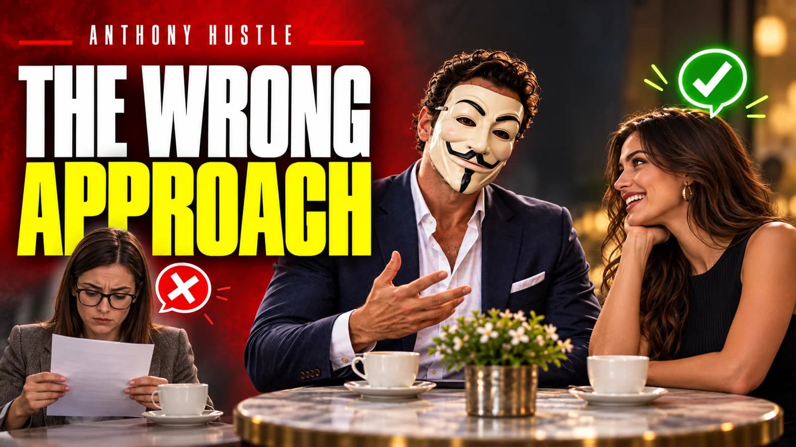 Anthony Hustle artwork for Approaching Girls Sexually - Avoid The Biggest Mistake When Dating