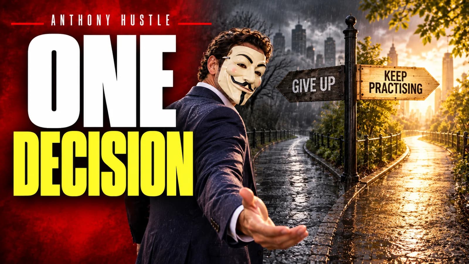 Anthony Hustle artwork for The Thin Line Between Success and Failure - A Real Life Story