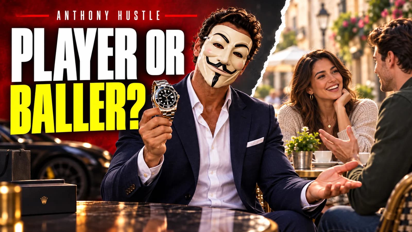 Anthony Hustle artwork for Player vs Baller and the Evolution Sex Formula