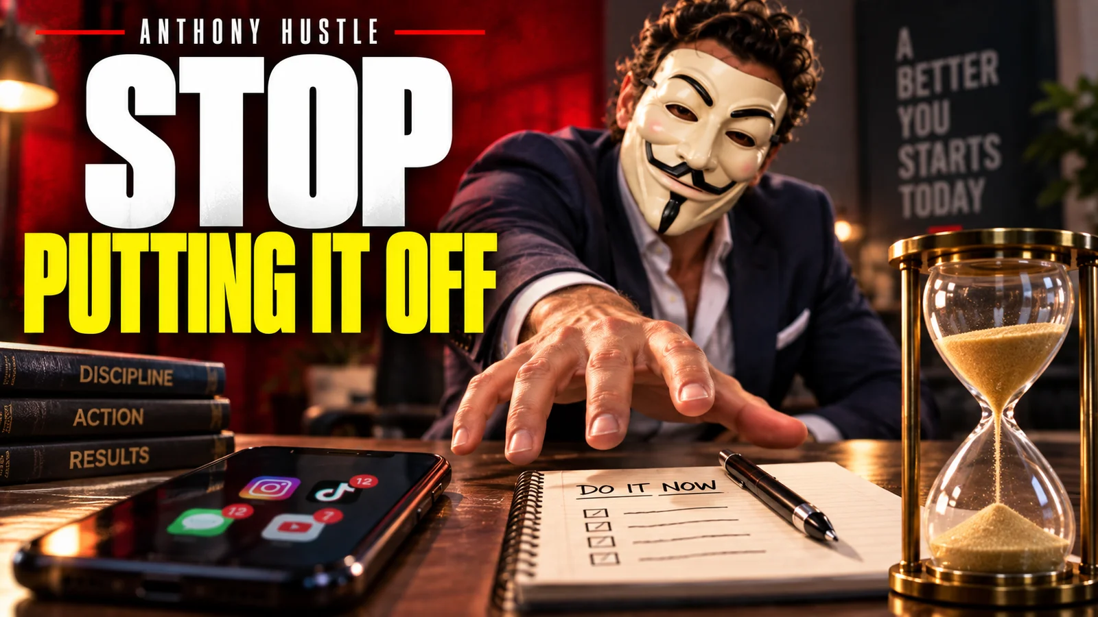 Anthony Hustle artwork for The procrastination traps that stall your game