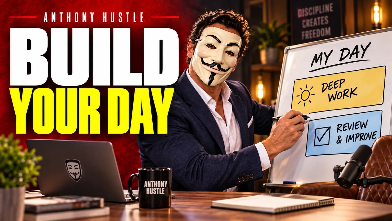 Anthony Hustle artwork for How to Structure Your Daily Life to Master Seduction